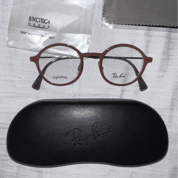 BRAND NEW PRESCRIPTION ROUND RAYBAN GLASSES LIGHTRAY - Picture 4 of 10